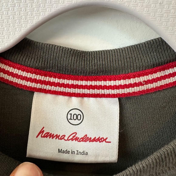 Hanna Andersson Boys Owl Appliqué w/ Glasses Long Sleeve Shirt (Size 100/4) - Picture 3 of 4